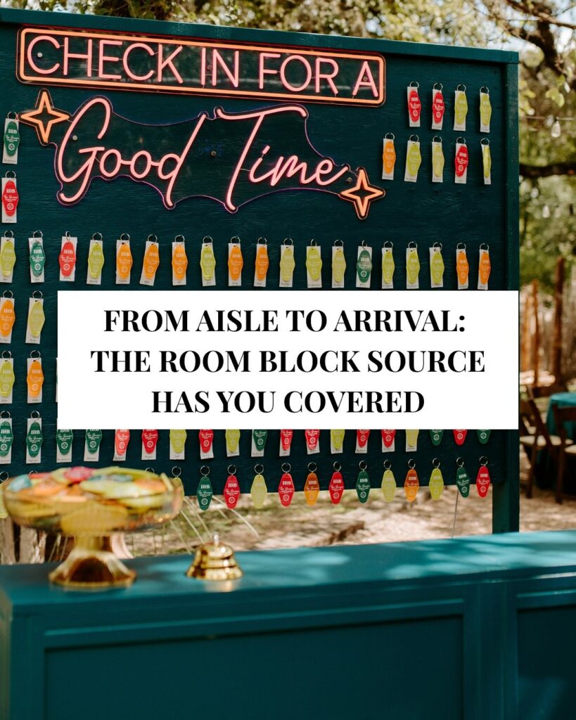 Don’t forget—your guests need a place to stay, too! theroomblocksource is a free service that takes the stress out of