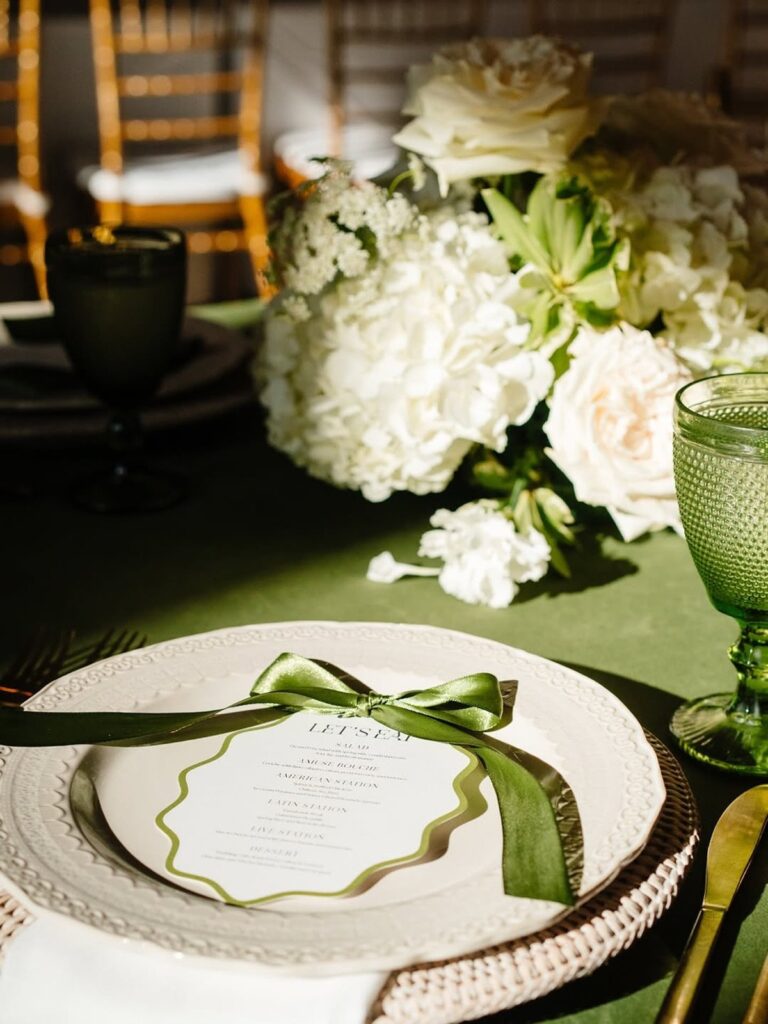 The best thing about your wedding? You get to customize every little detail down to the menus! Check out these
